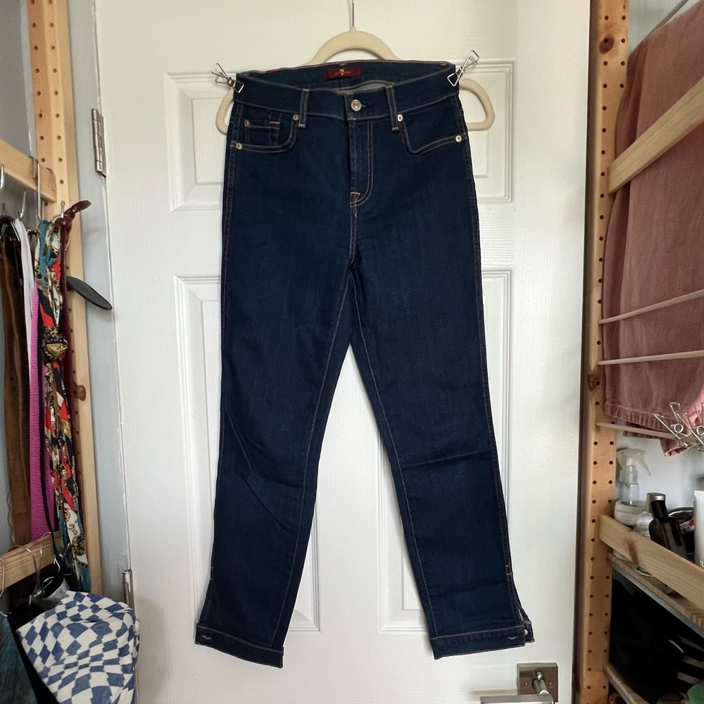 7 for all mankind skinny ankle jeans